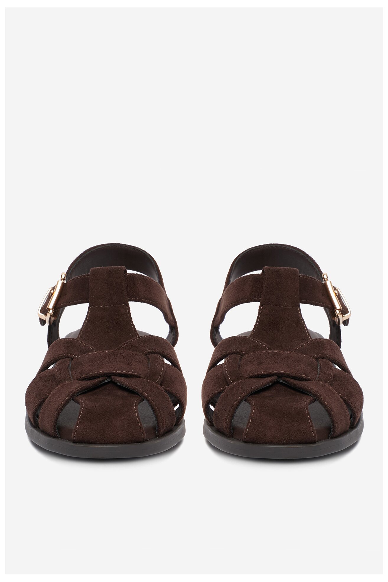 Sandały Jenny CEO-HY80192-4 Brązowy