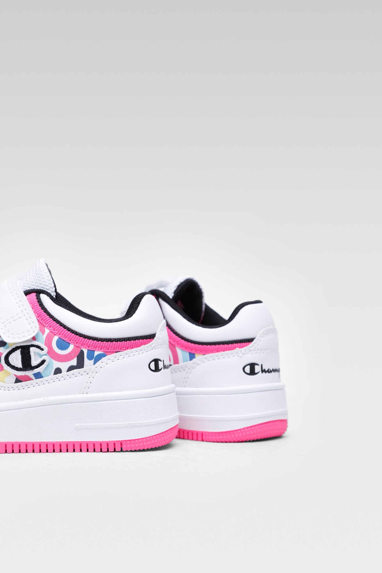 Încălțăminte sport Champion REBOUND GRAPHIC LOW G PS S32374-WW001 ALB