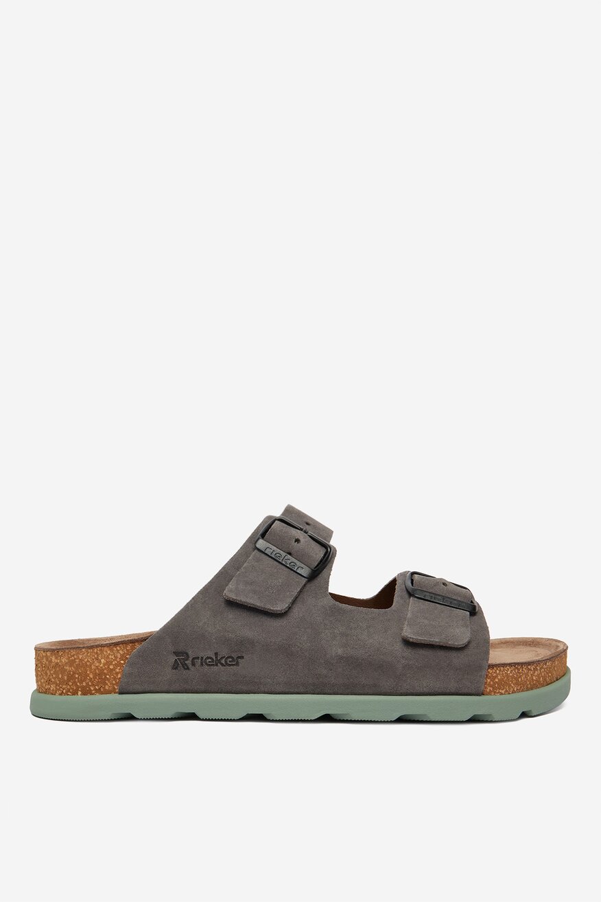 
                Rieker - Klapki skórzane - 5906751770023