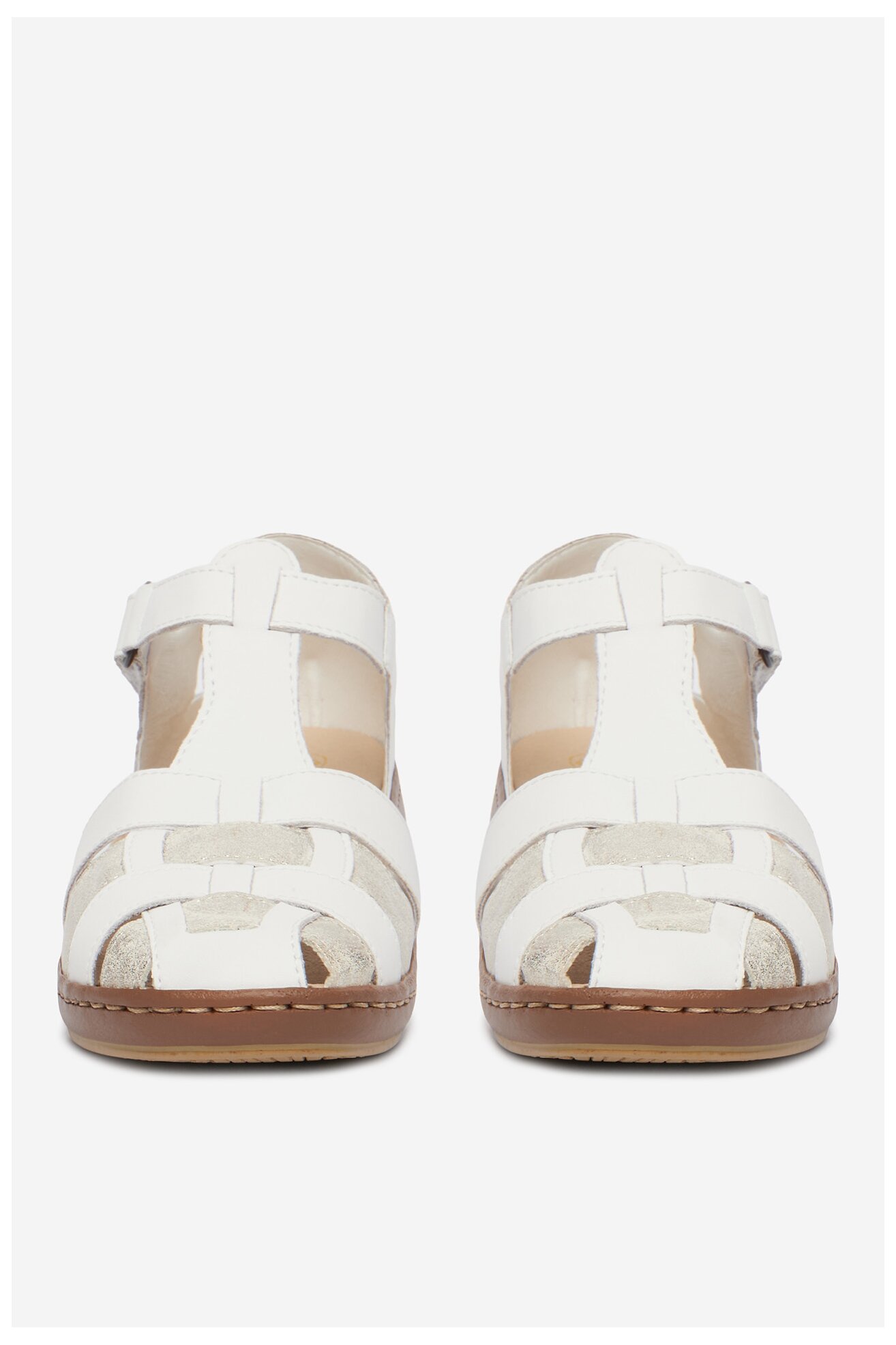 Sandały Rieker CEO-45869-81 Biały