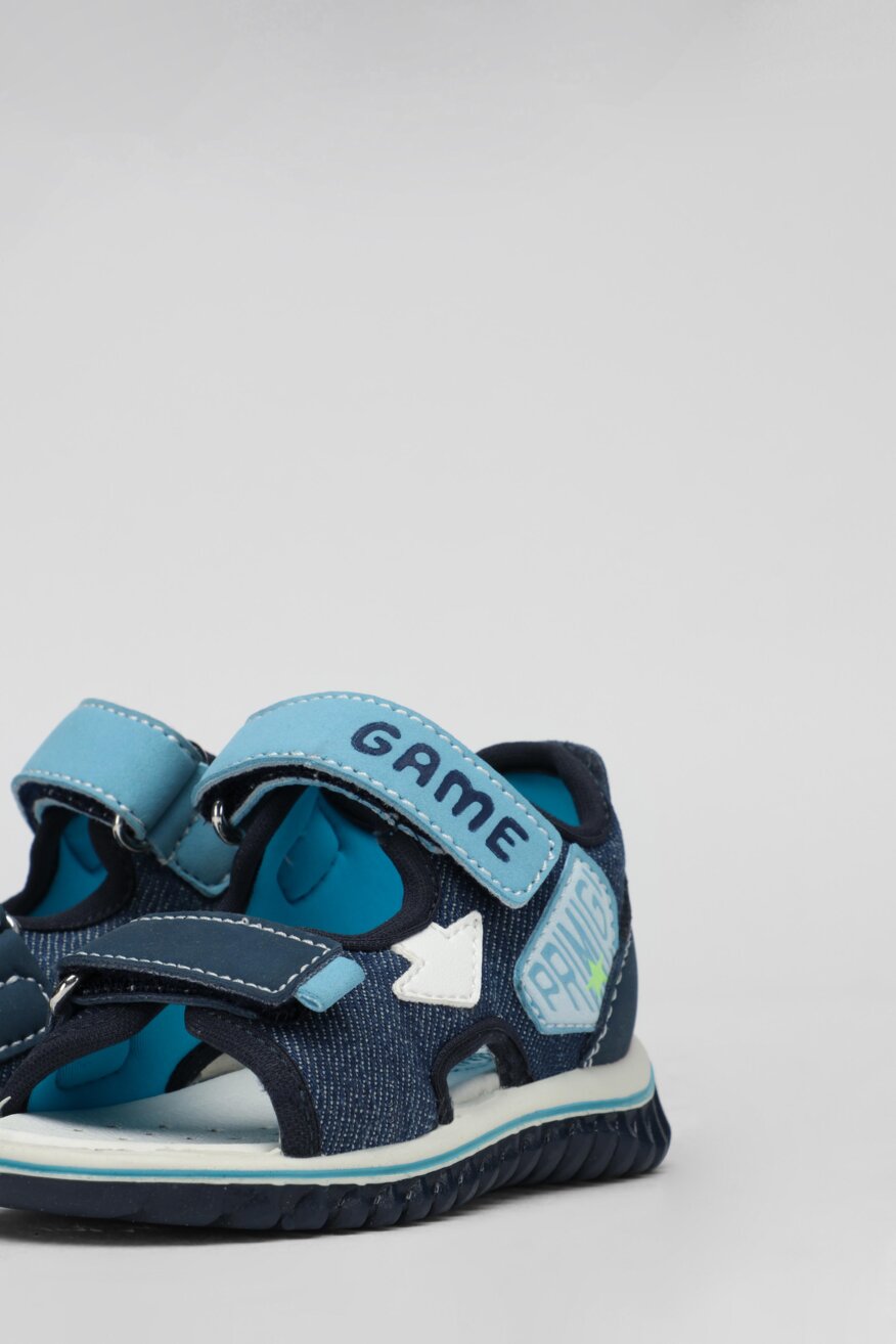 
                Primigi - Sandały niebieskie na rzep - 5903698493459