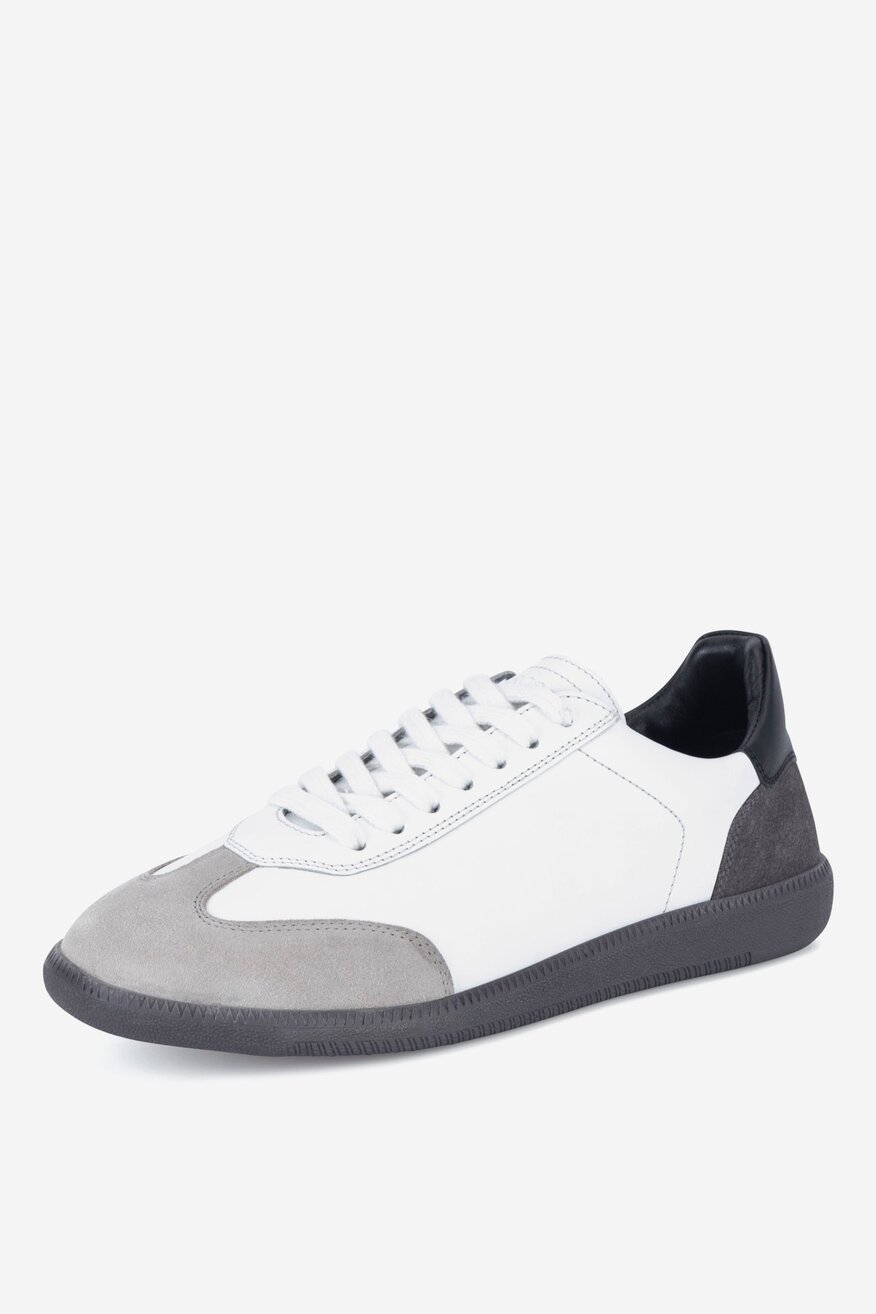 
                Gino Rossi - Sneakersy skórzane - 5905588557692