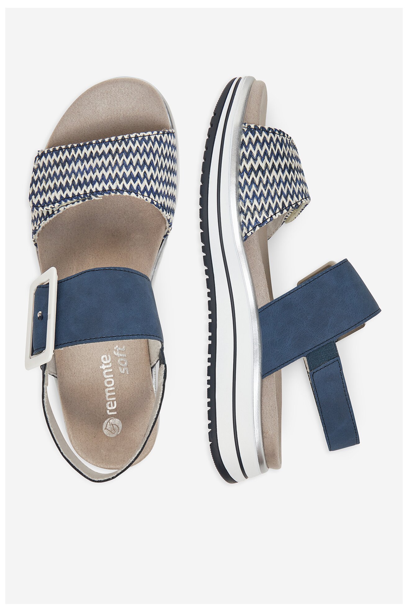 Sandały Remonte CEO-D1J53-14 Granatowy