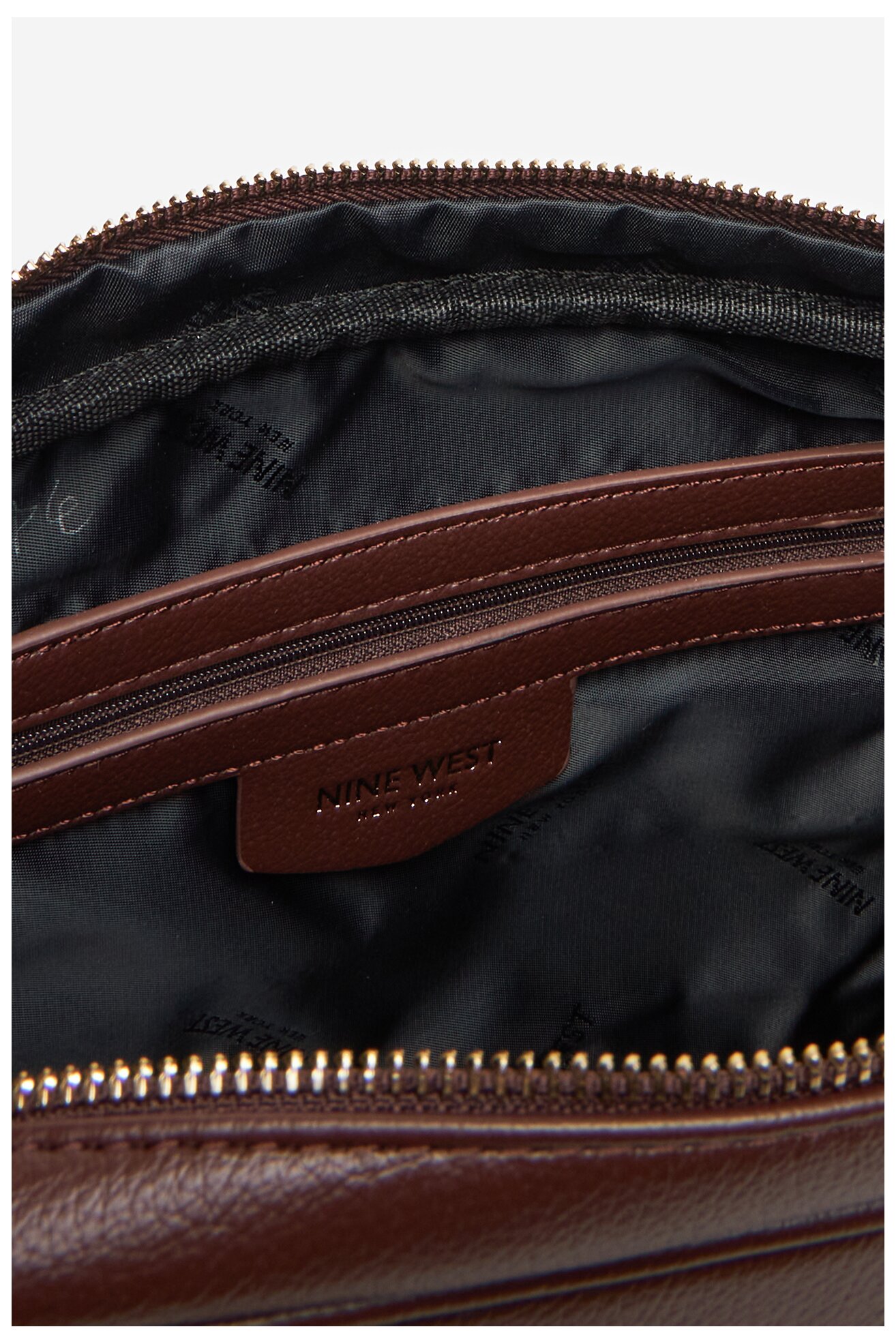 Kézitáska NINE WEST CEO-EMMA-LA482-2847 SÖTÉTBARNA