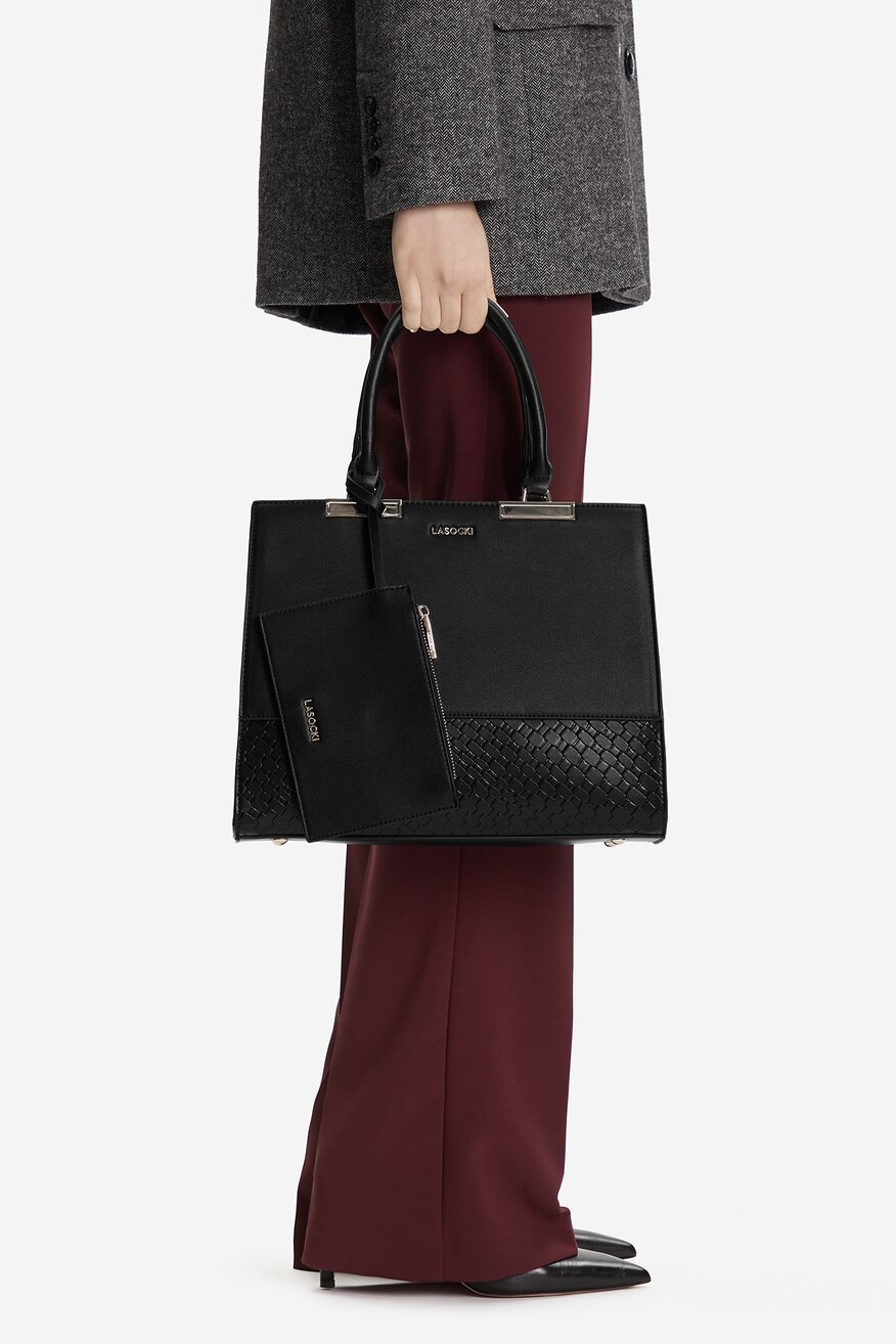 Дамска чанта Lasocki ЧЕРЕН - 5906751396834