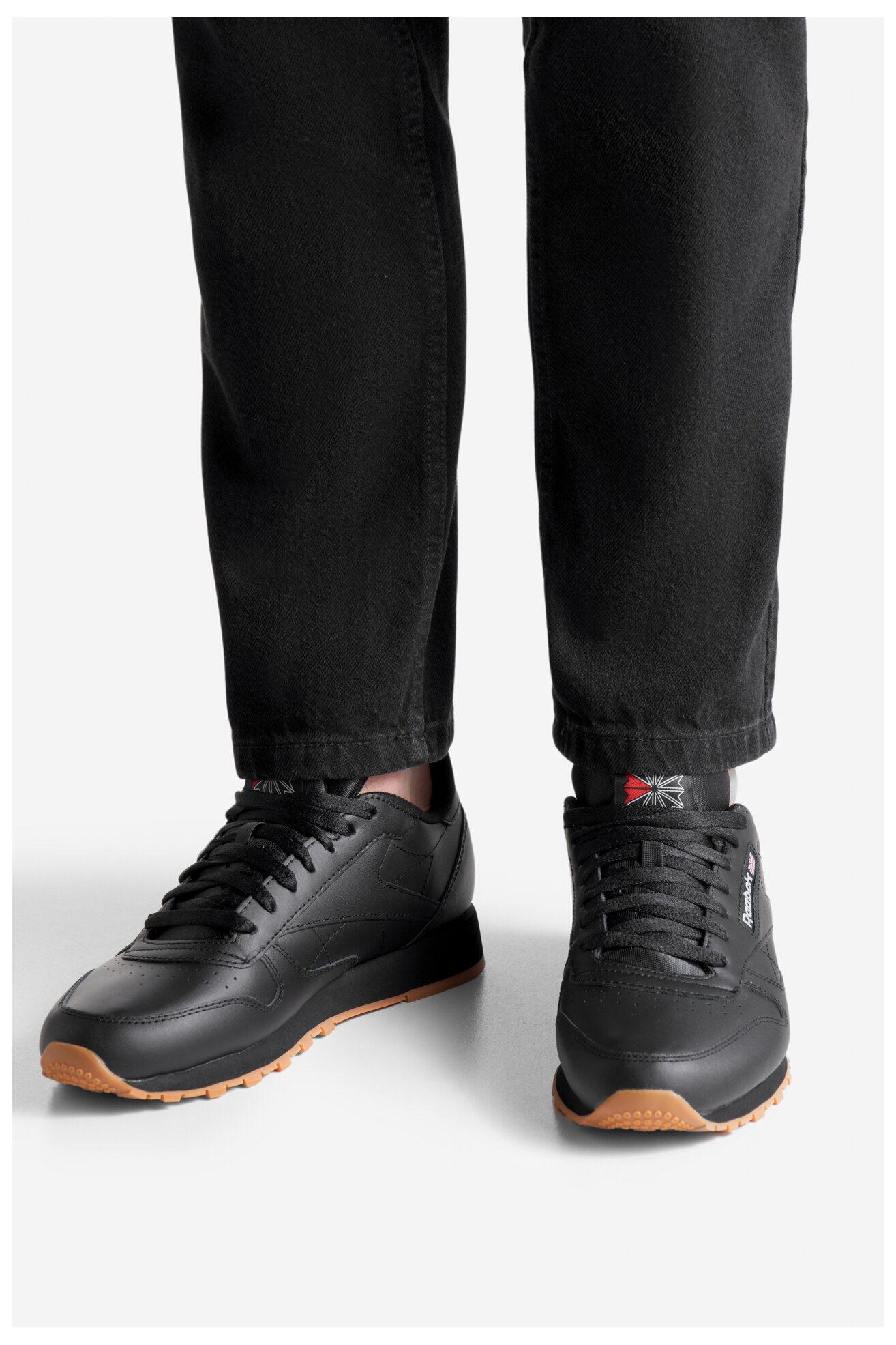 Încălțăminte sport Reebok CLASSIC LEATHER 100008493 NEGRU