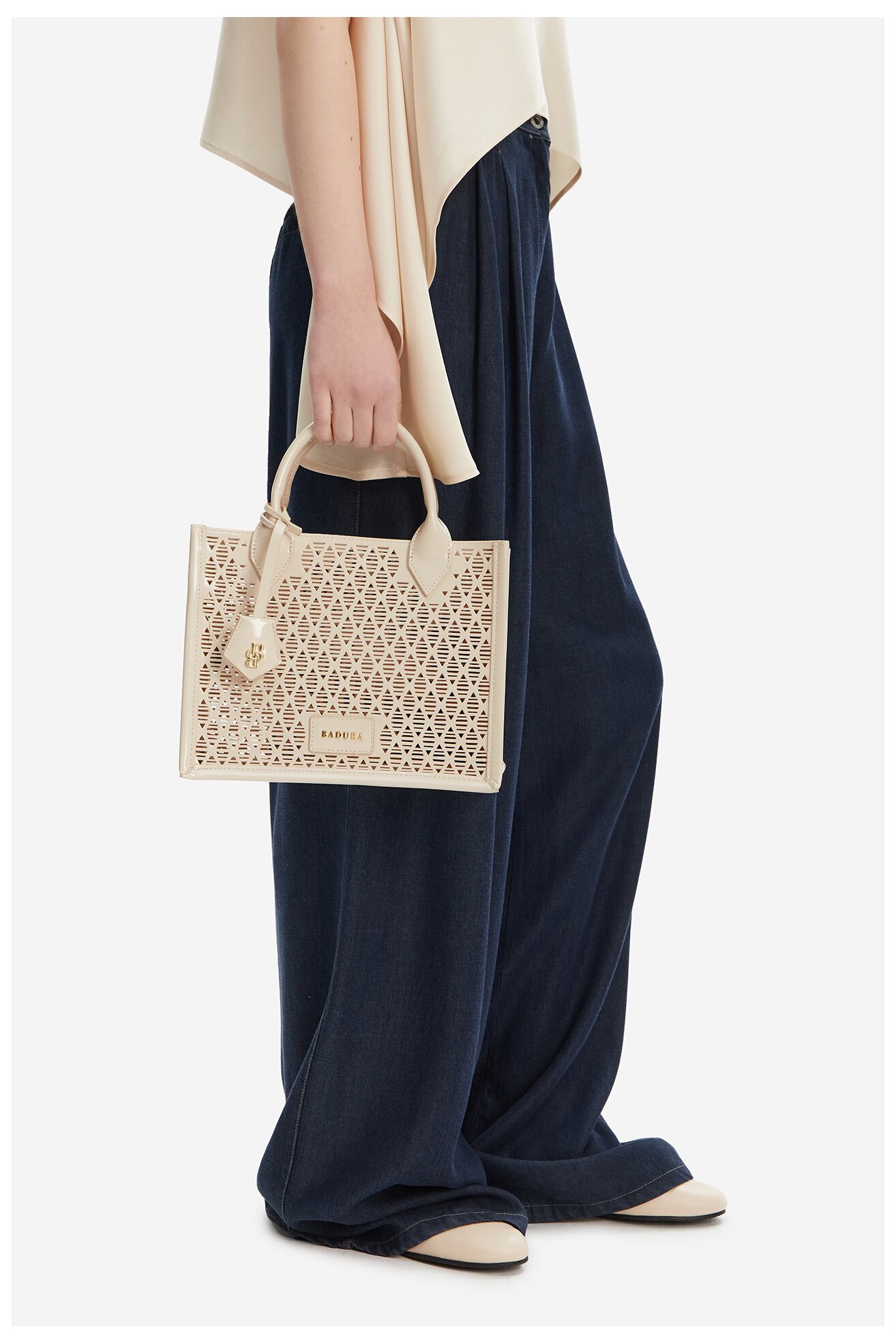 Geantă de mână Badura WENN-03 BEJ