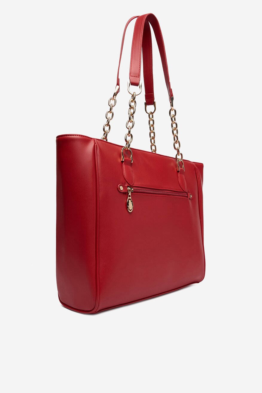 
                Дамска чанта Beverly Hills Polo Club ЧЕРВЕН - 5906751598597