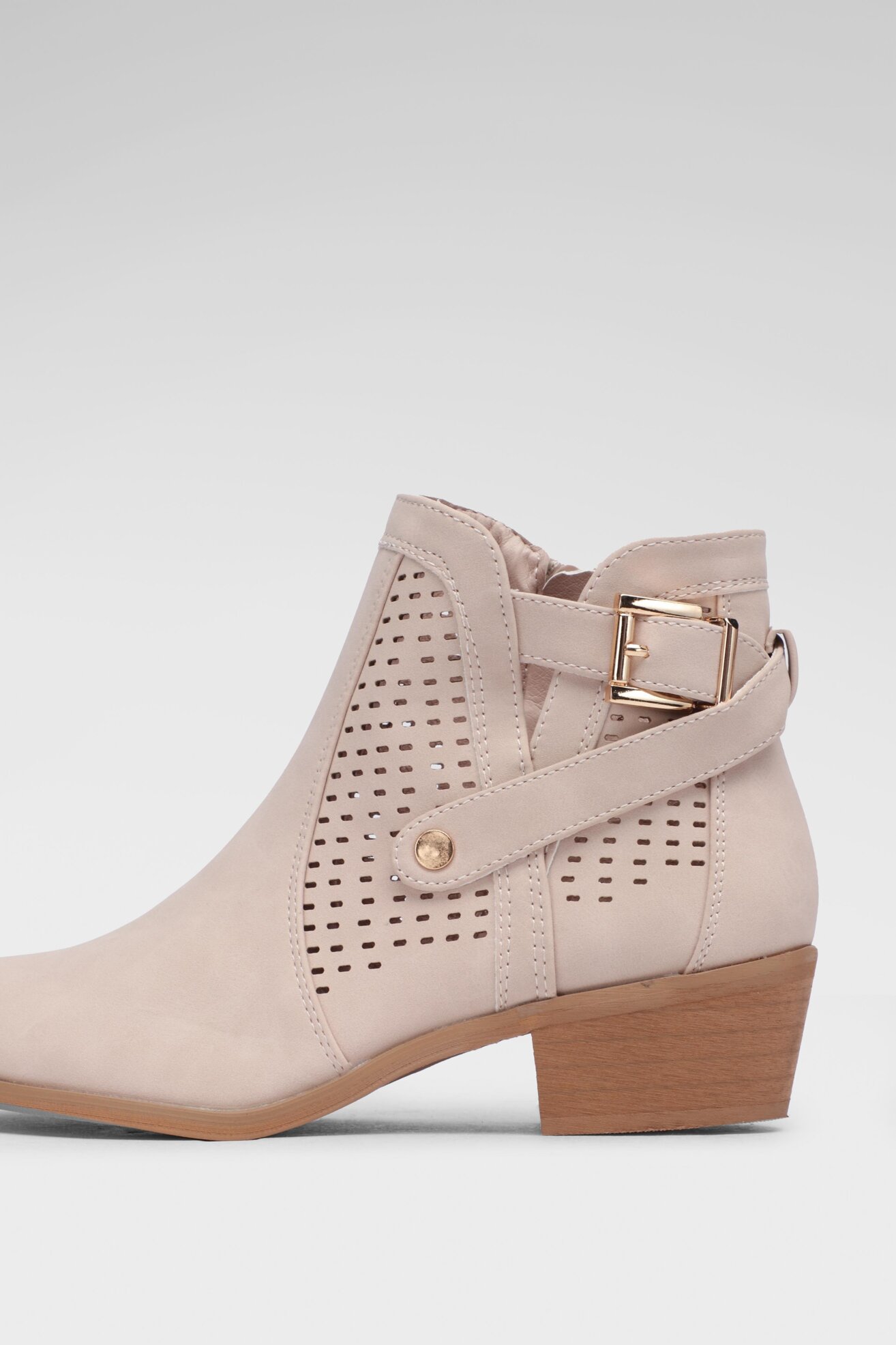 Botki DeeZee WS19218-02 Beżowy