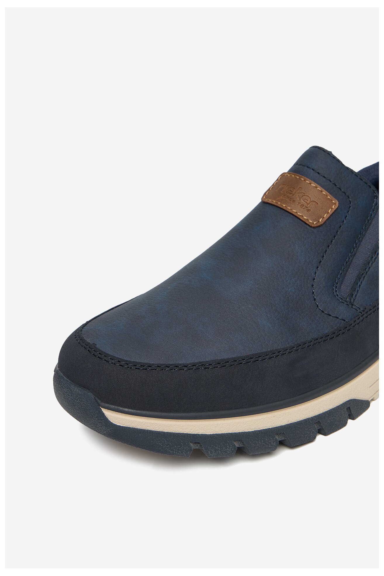 Polobotka Rieker B9350-14 TMAVĚ MODRÁ