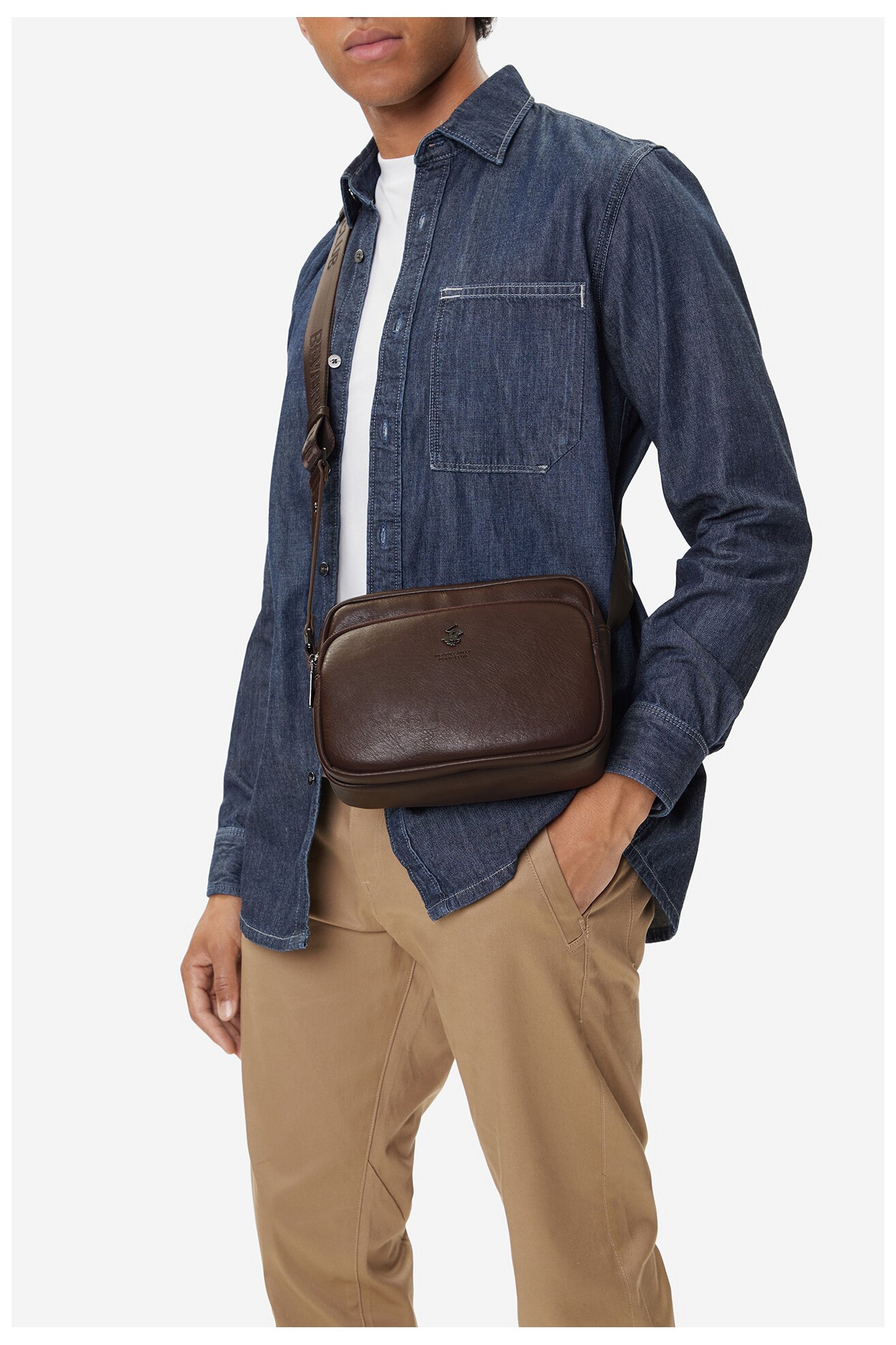 Сумка Чоловіча Beverly Hills Polo Club C-BHPC-L-012-08 КОРИЧНЕВИЙ