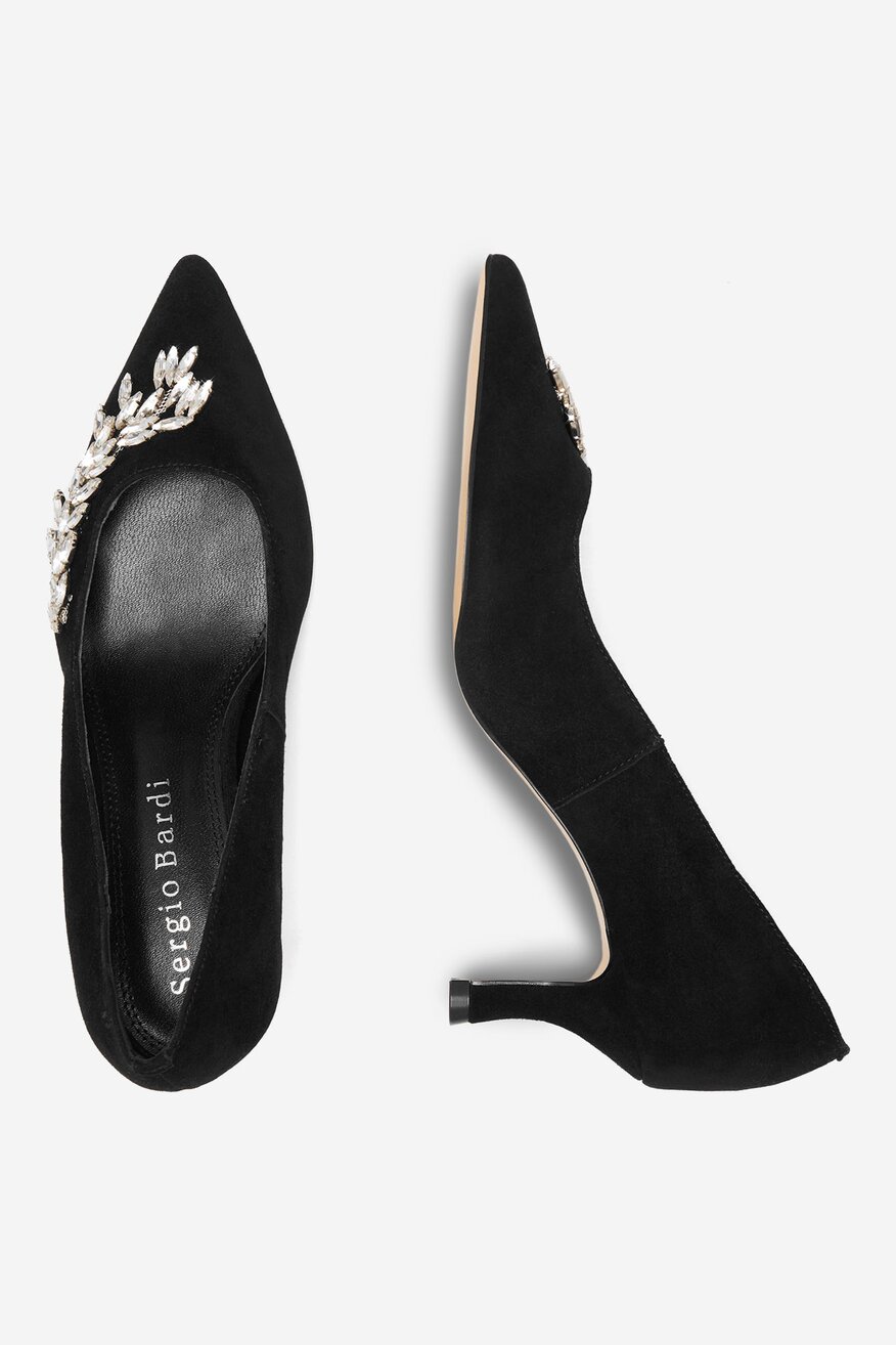 
                Sergio Bardi - Czółenka zamszowe - 5905588273493