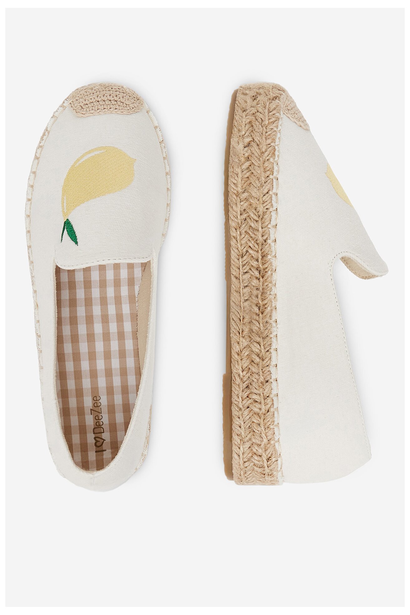 Espadryle DeeZee 8-807-2 Biały