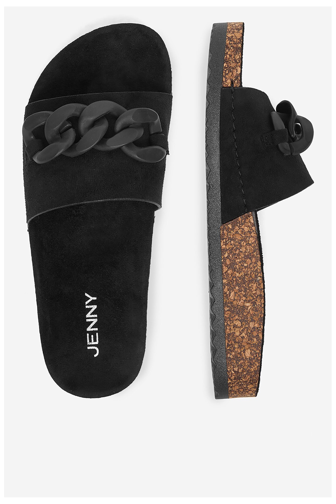 Klapki Jenny CEO-WSLS19-20 Czarny