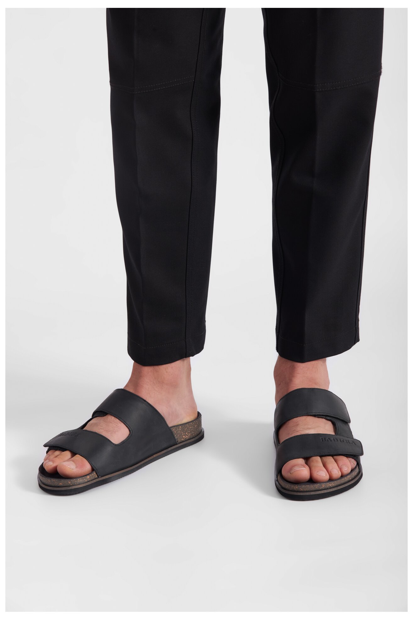 Papuče Badura ACTIVE-44 MI08 CRNA