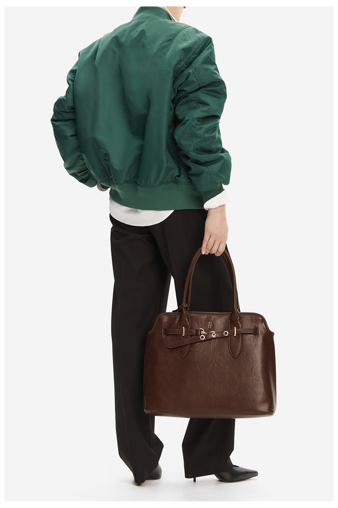 Geantă de mână Badura C-ADIANA-LDA8066 MARO ÎNCHIS