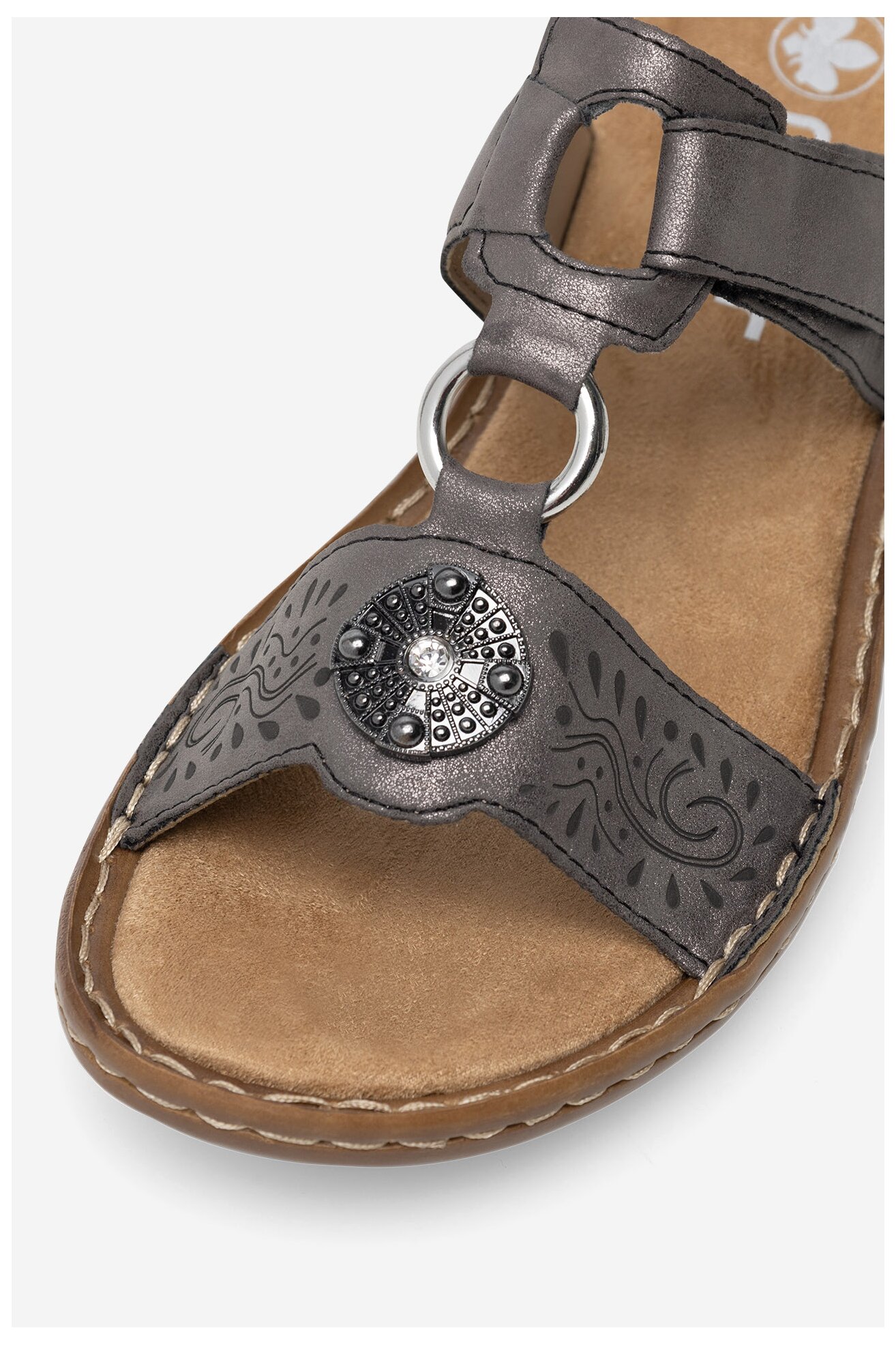 Джапанки Rieker 608K1-45 СИВ