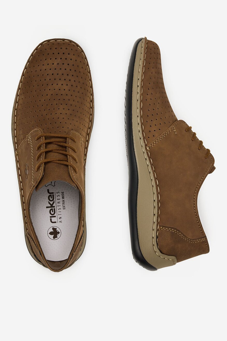 Polobotka Rieker HNĚDÁ - 5903698356808