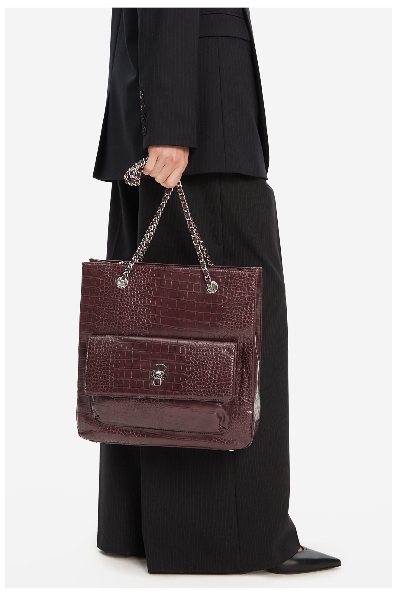 Kézitáska Badura C-ALANA-LDA7976 BORDÓ