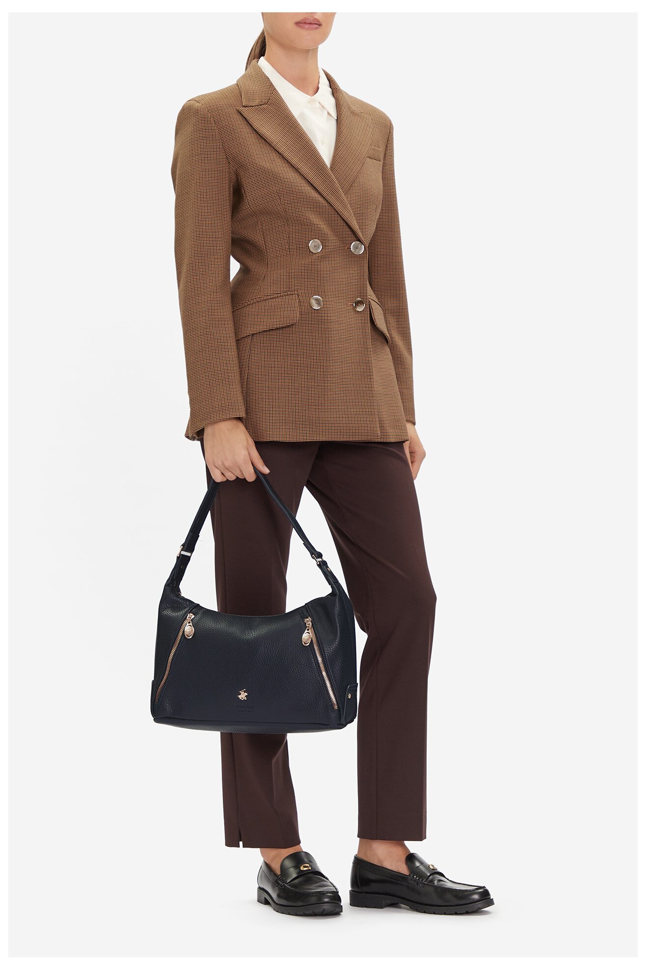 Kabelka Beverly Hills Polo Club CEO-BHPC-C-003-08 TMAVĚ MODRÁ