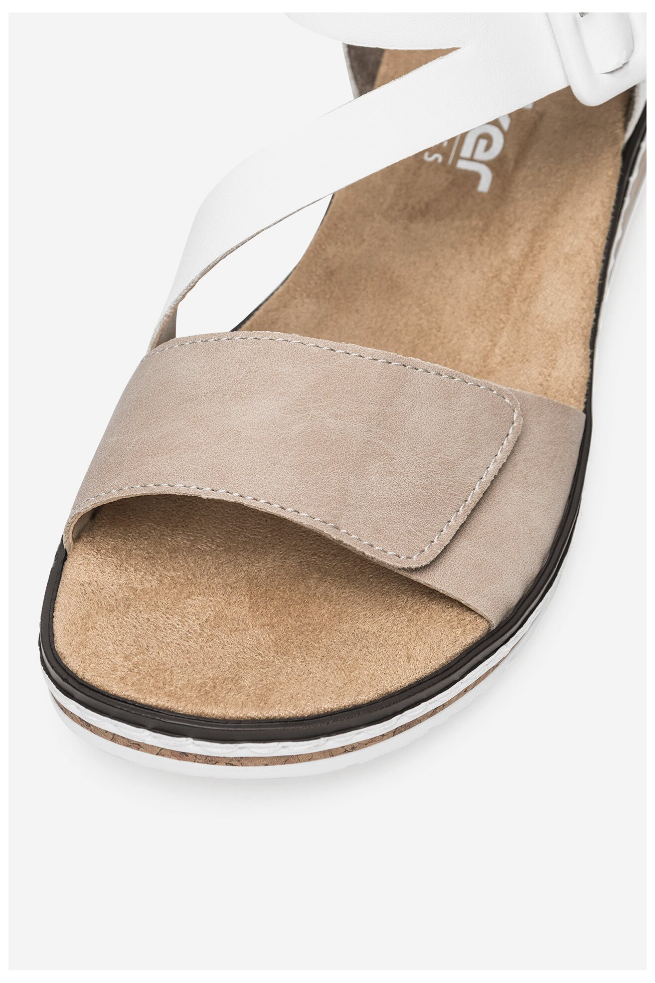 Sandały Rieker V3660-60 Beżowy