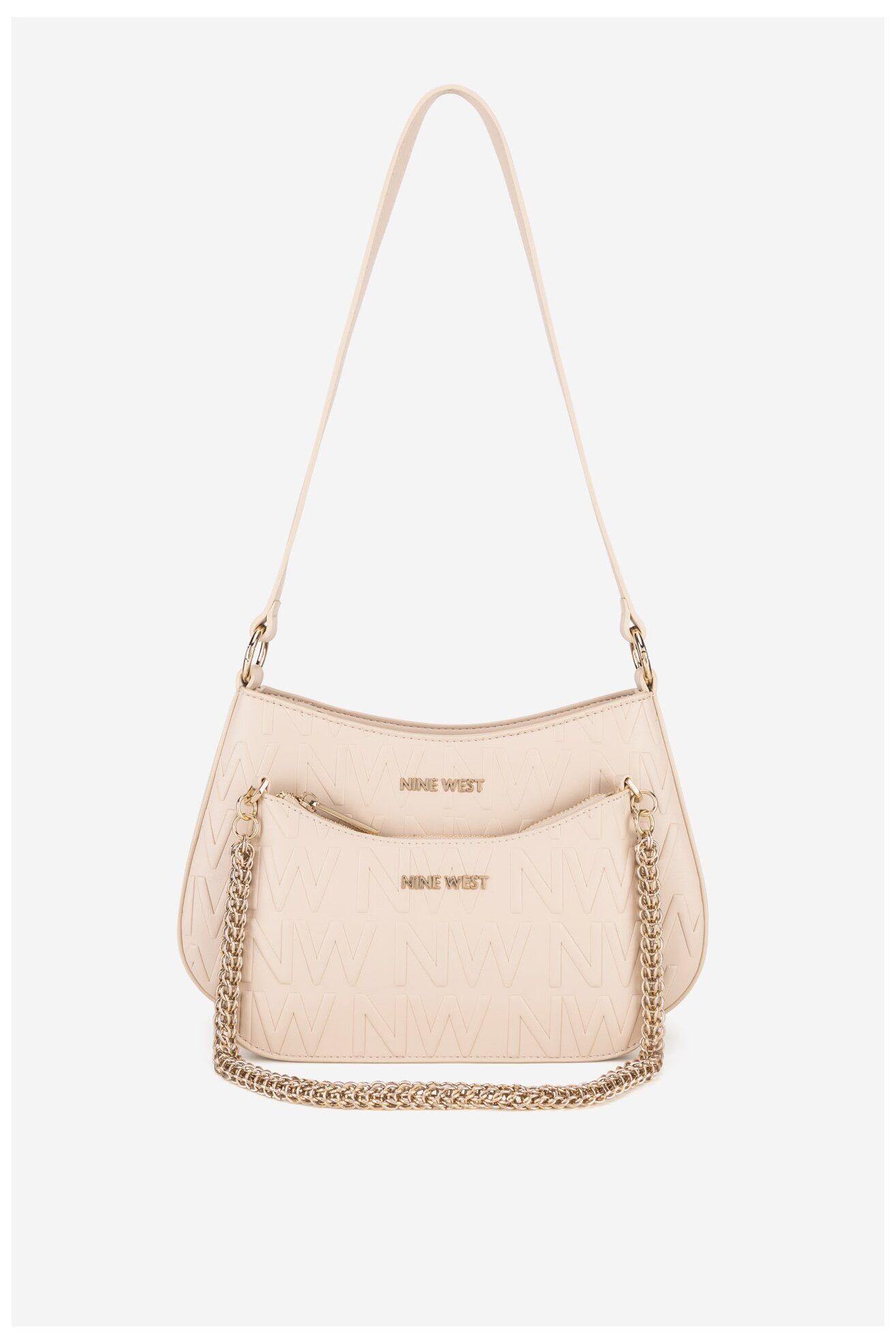 Сумка З Ремінцем NINE WEST LX10045 БЕЖЕВИЙ