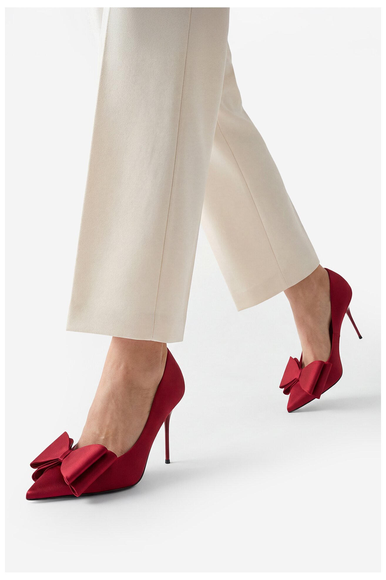 Czółenka EVA MINGE EO-EMI-25P142 Bordowy