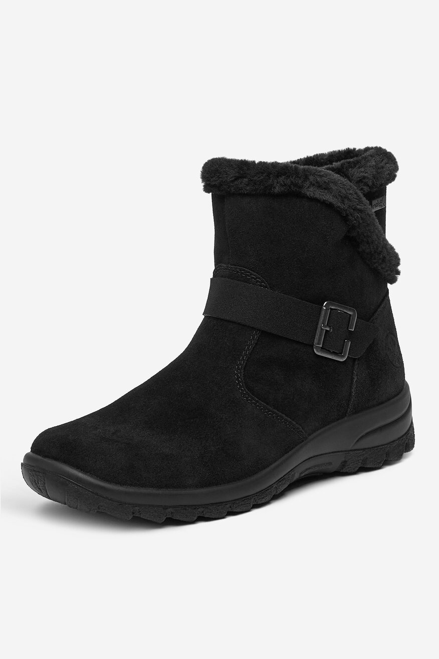 
                Rieker - Botki zamszowe ocieplane - 2230085550154