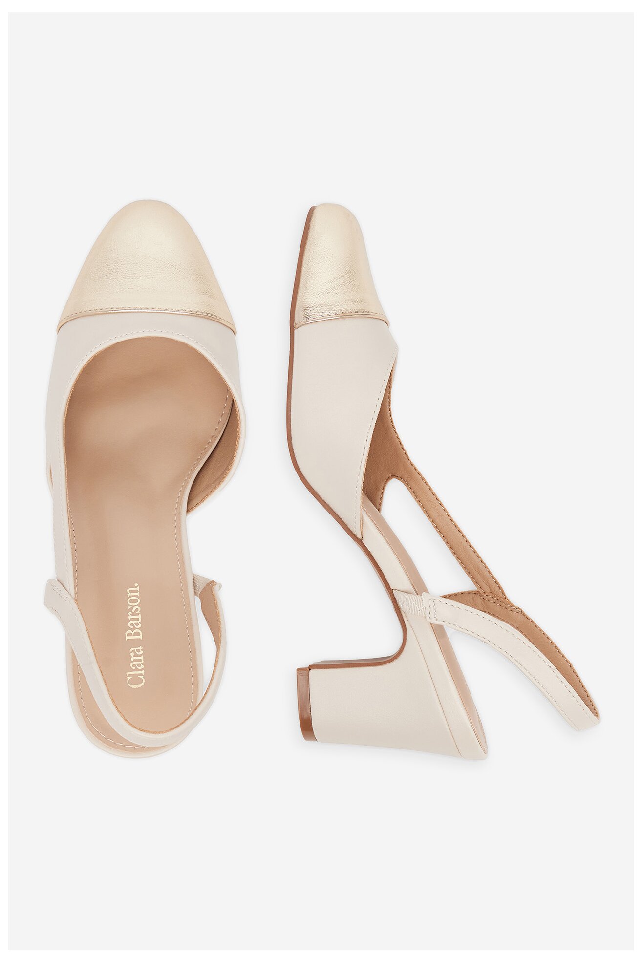Czółenka Clara Barson WS24202-01 Beżowy
