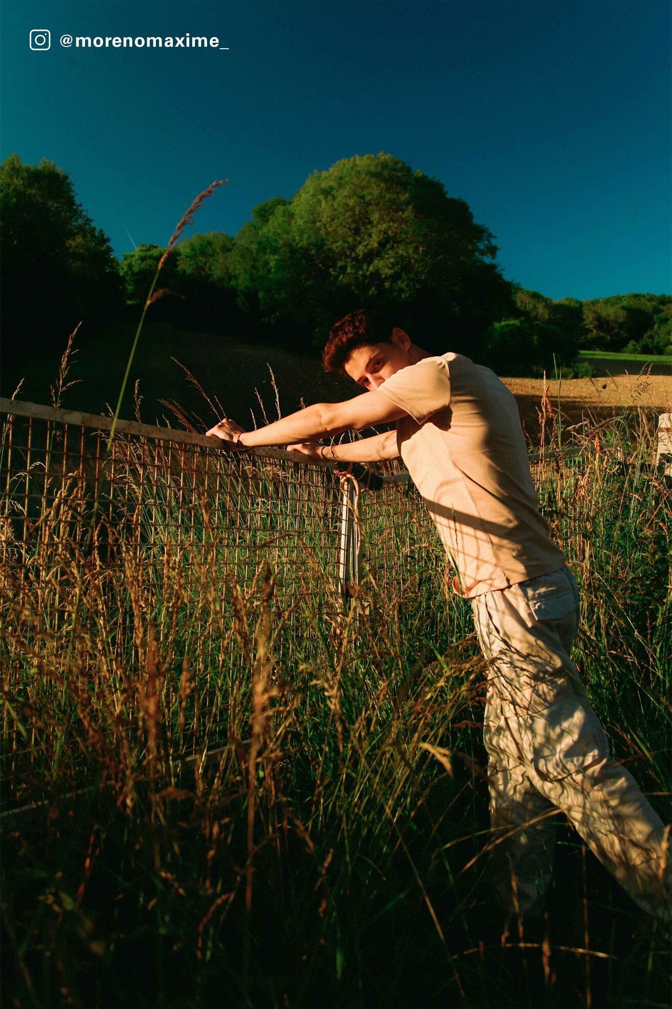 T-shirt Sprandi SS21-TSM006 Beżowy