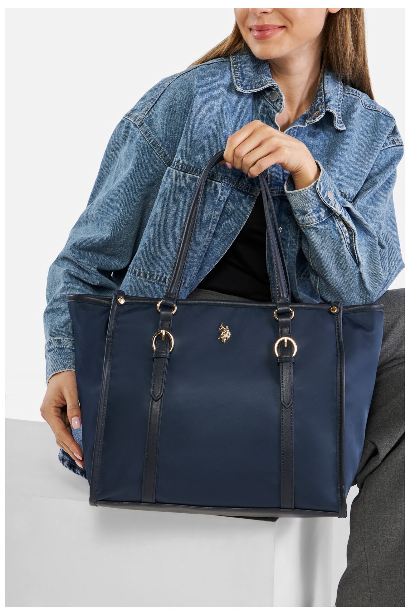 Torebka U.S. POLO ASSN. BEUXT6386WIP Granatowy