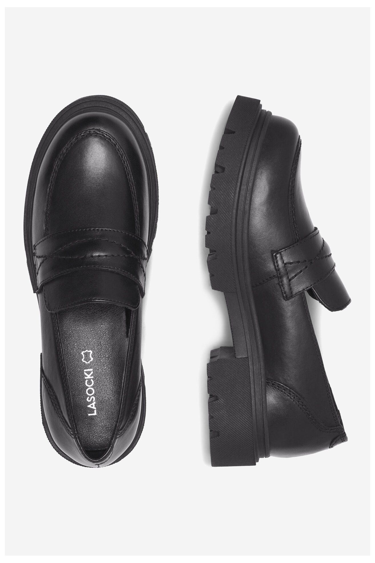 Mokaszin Lasocki EST-DONNA-52 FEKETE