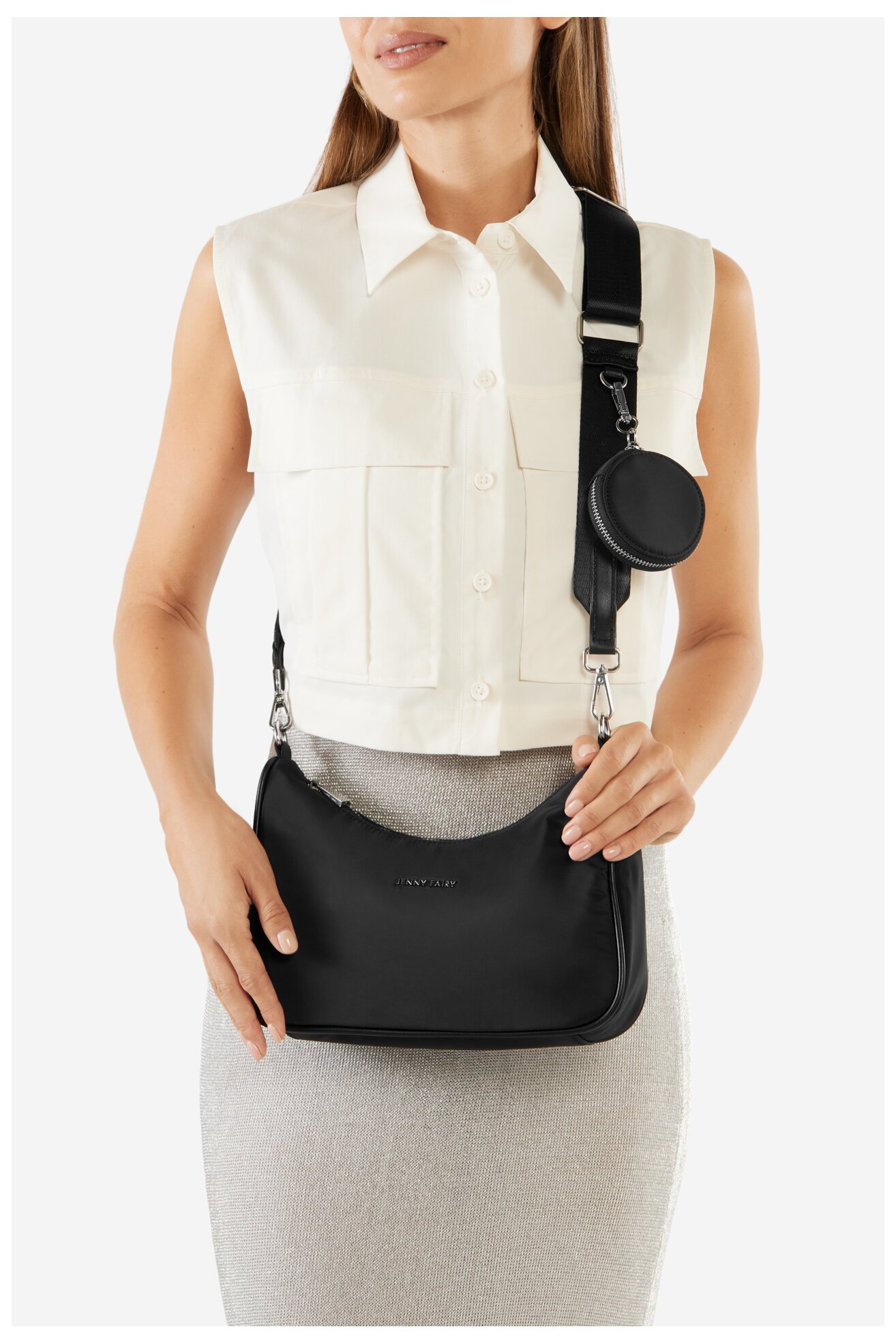 Дамска чанта Jenny Fairy JFR-B-016-06 ЧЕРЕН