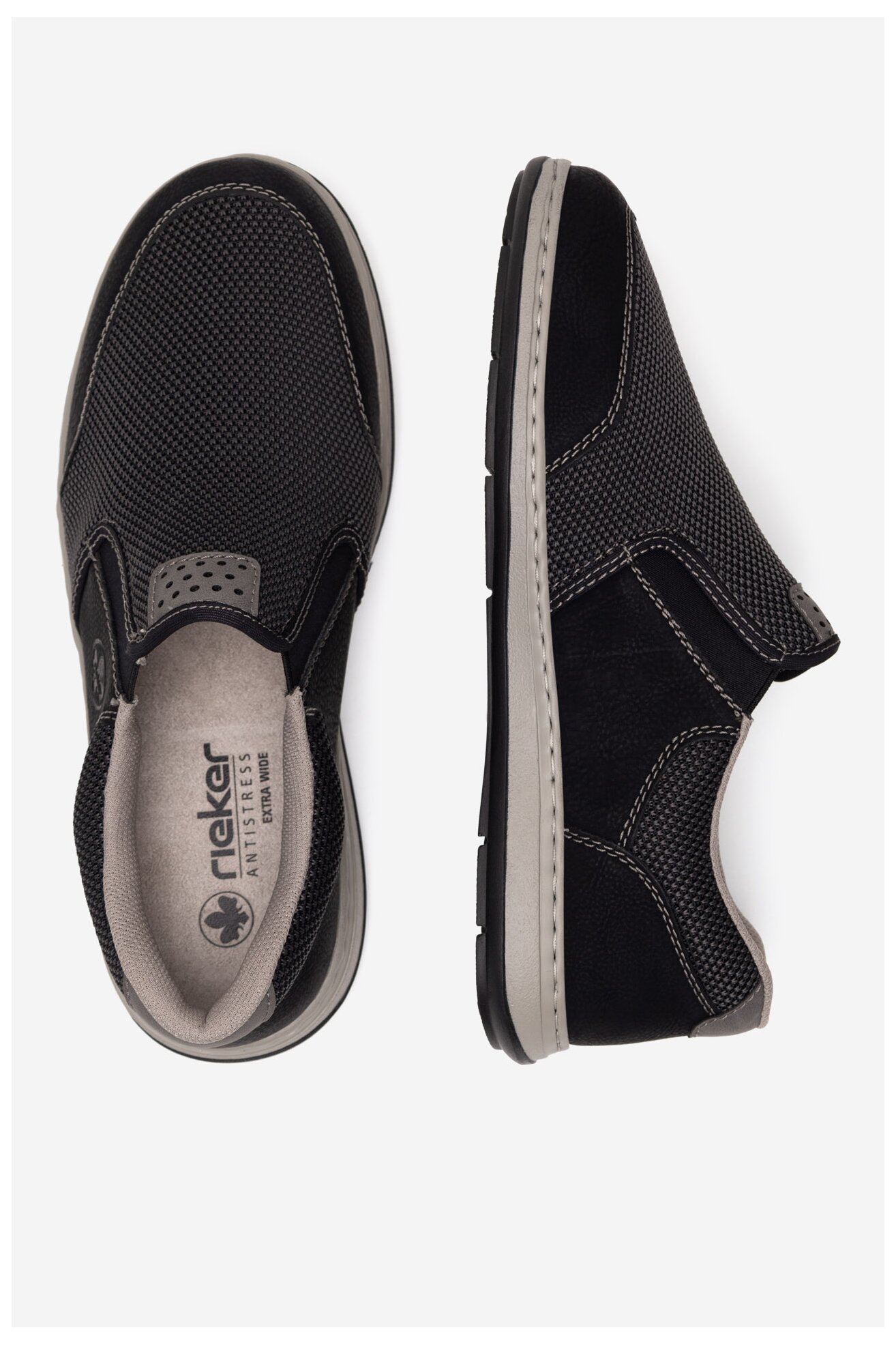 Pantofi casual Rieker 17363-00 NEGRU