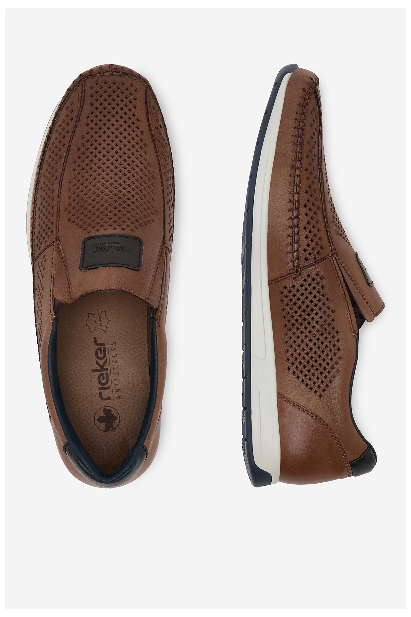 Polobotka Rieker 11950-25 HNĚDÁ