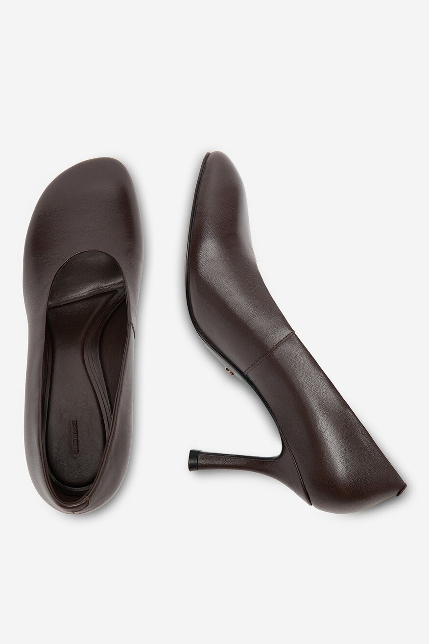 Gino Rossi - Skórzane szpilki - 5906751444726