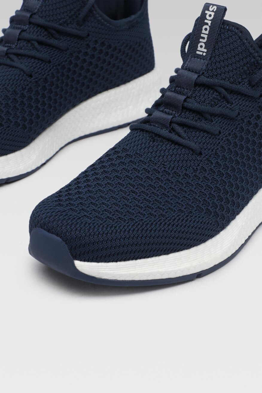 
                Sprandi - Obuwie sportowe granatowe sznurowane - 5903698461892