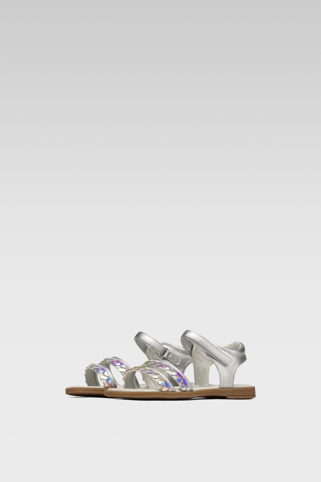 Sandały Nelli Blu CM200727-19 Srebrny