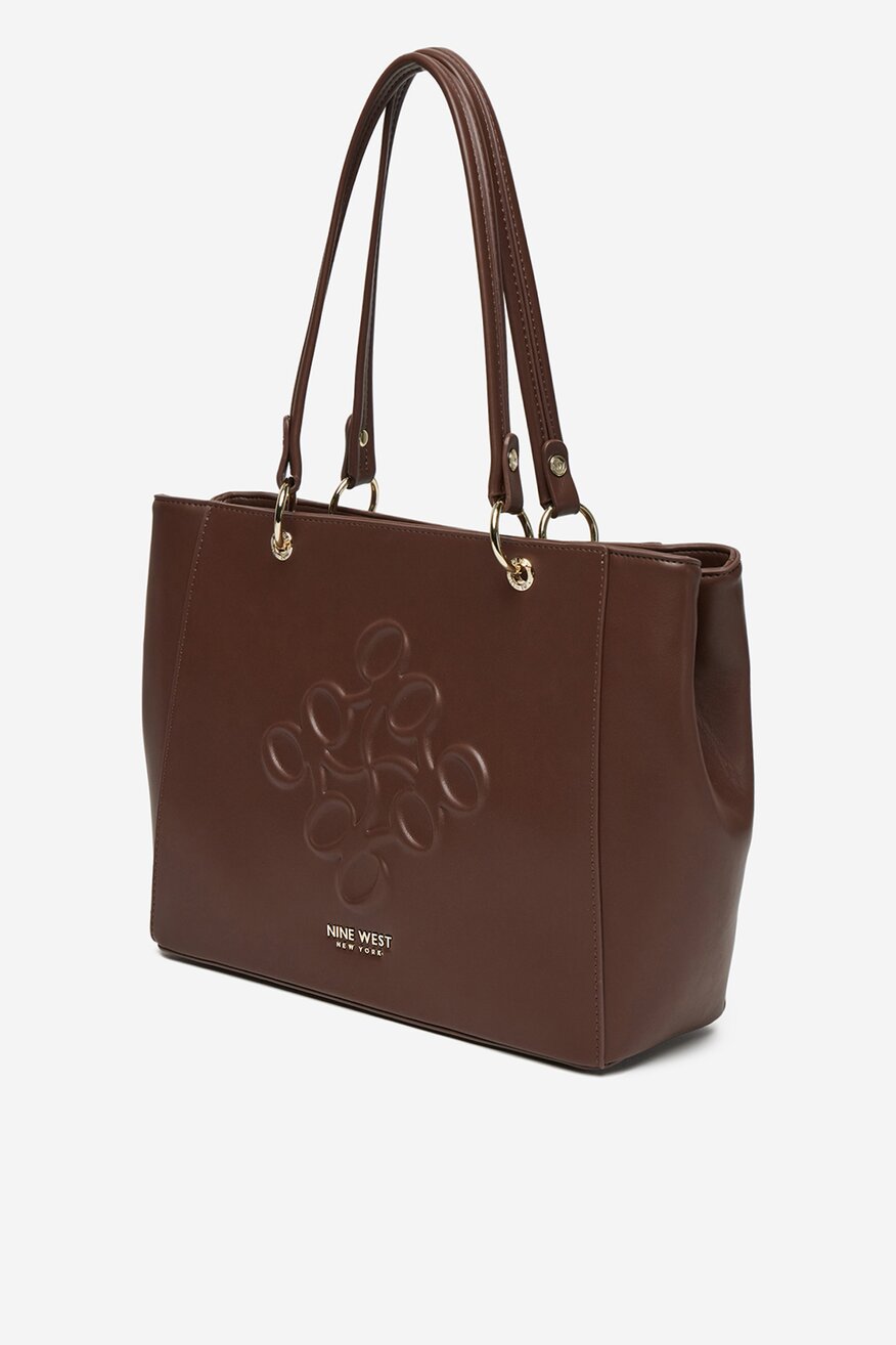 Kabelka NINE WEST HNĚDÁ - 5906751296301