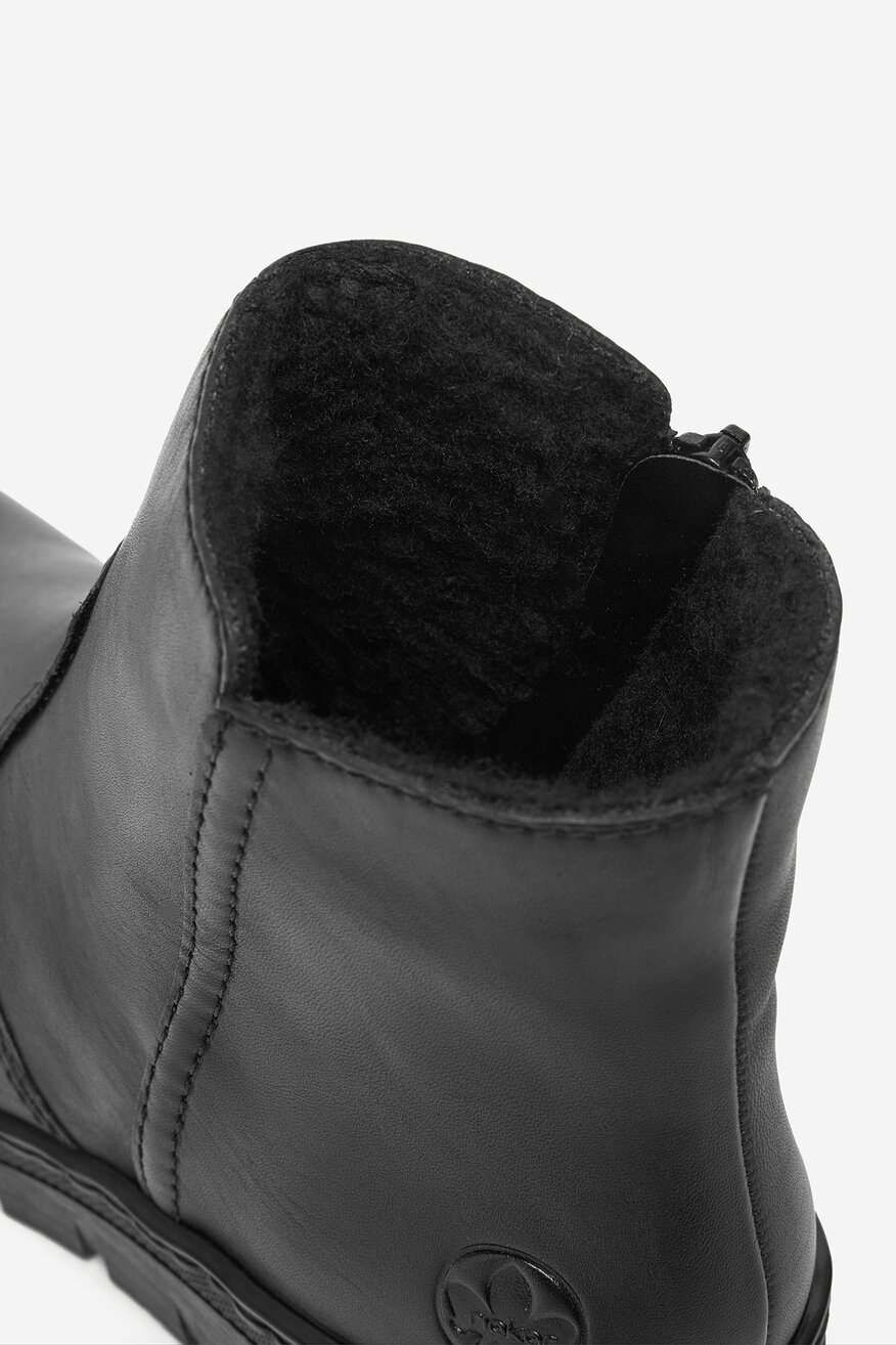 Ghete Rieker NEGRU - 2230085540292