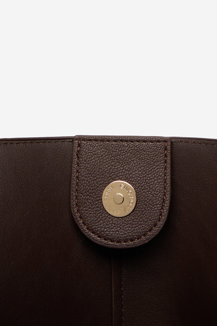 
                Сумка З Ремінцем Gino Rossi ТЕМНО-КОРИЧНЕВИЙ - 5907964030232