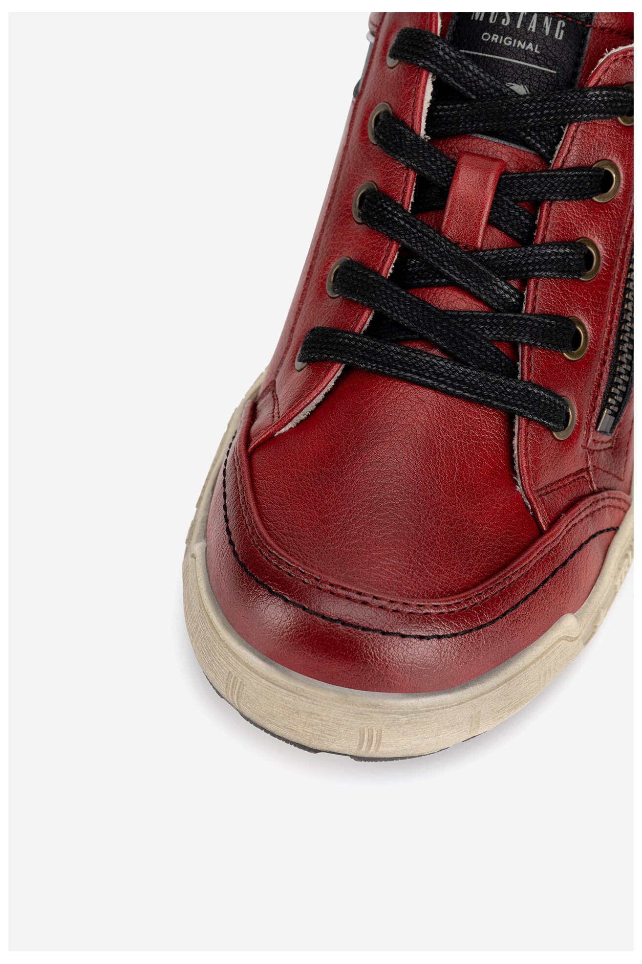 Polobotka Mustang 1290-302 ČERVENÁ