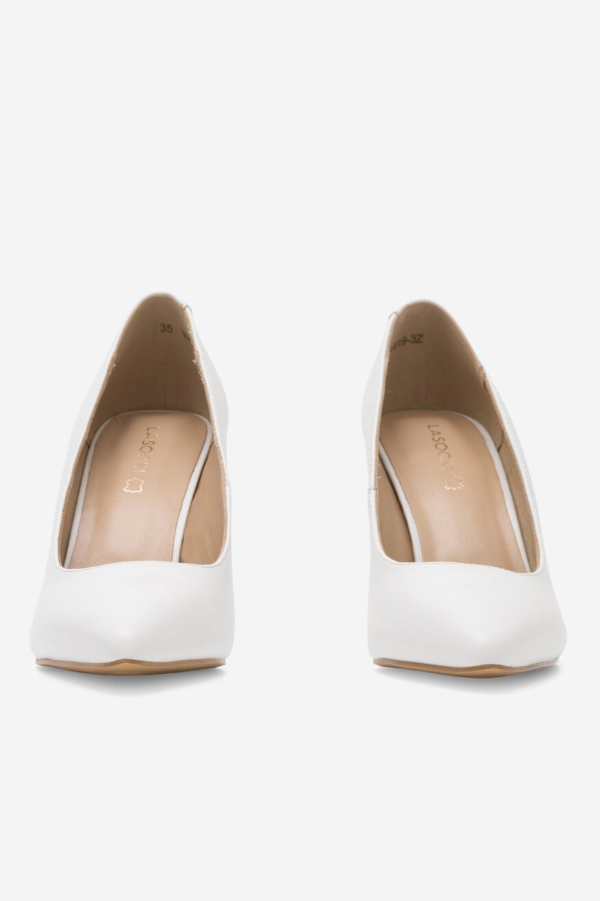 Lasocki - Skórzane białe - 5904862486635