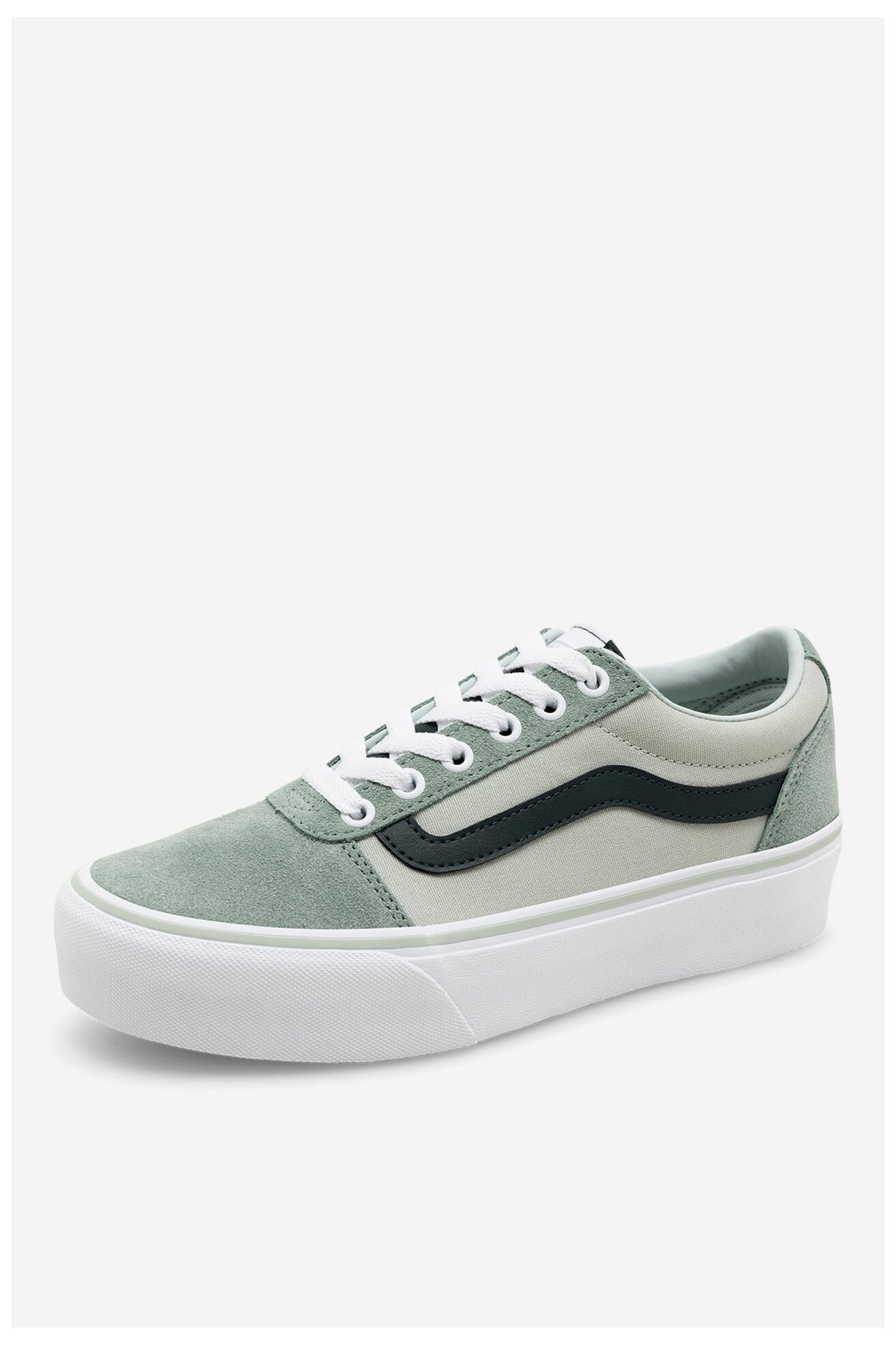 Trampki Vans WARD PL ATFORM VN0A3TLCBHJ1 Zielony