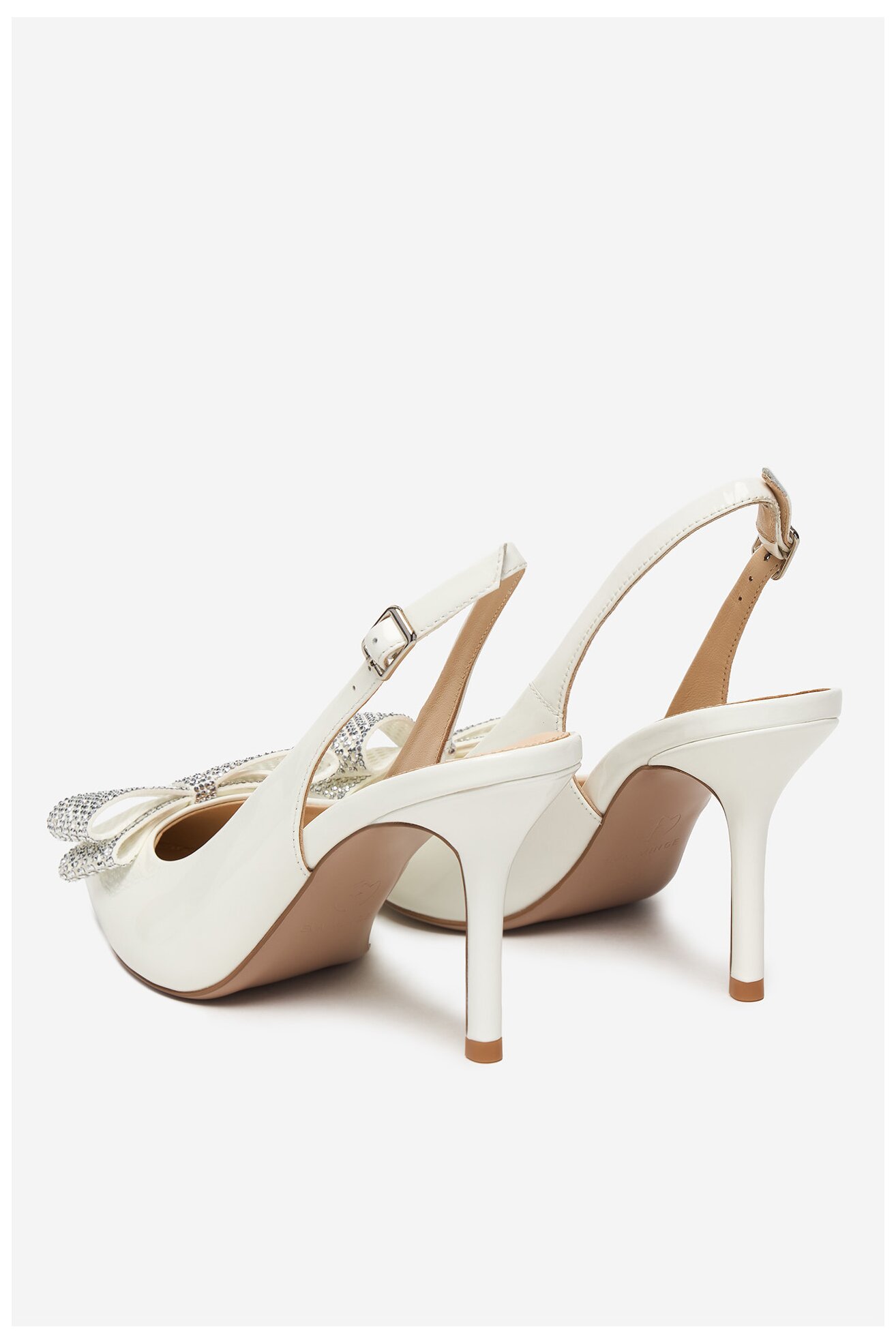 Czółenka EVA MINGE ANEMONE-V1892-56-1 Biały