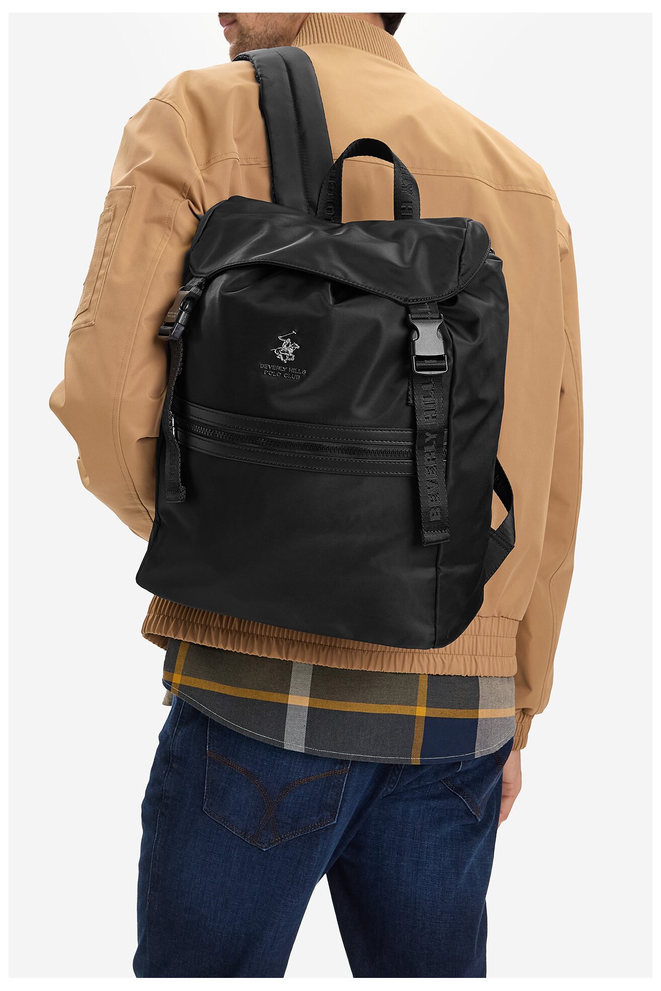 Plecak Beverly Hills Polo Club C-BHPC-B-006-08 Czarny