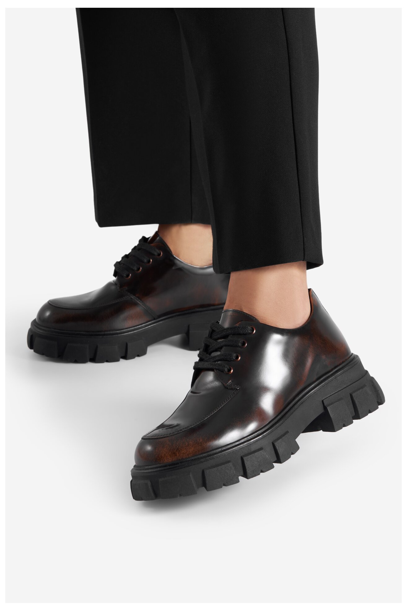 Pantofi casual Badura ELANA-01W1-001 MARO ÎNCHIS