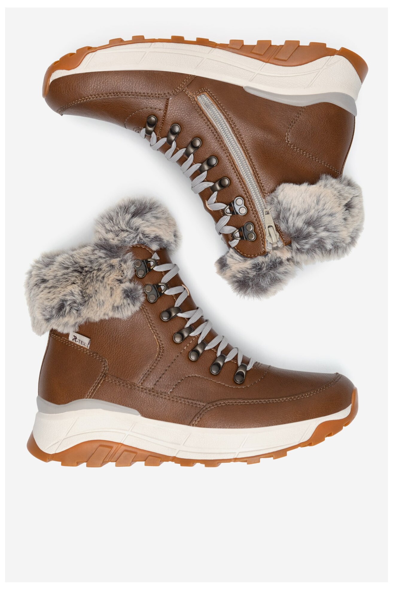 Trzewiki Rieker Revolution Lifestyle W0063-22 Brązowy