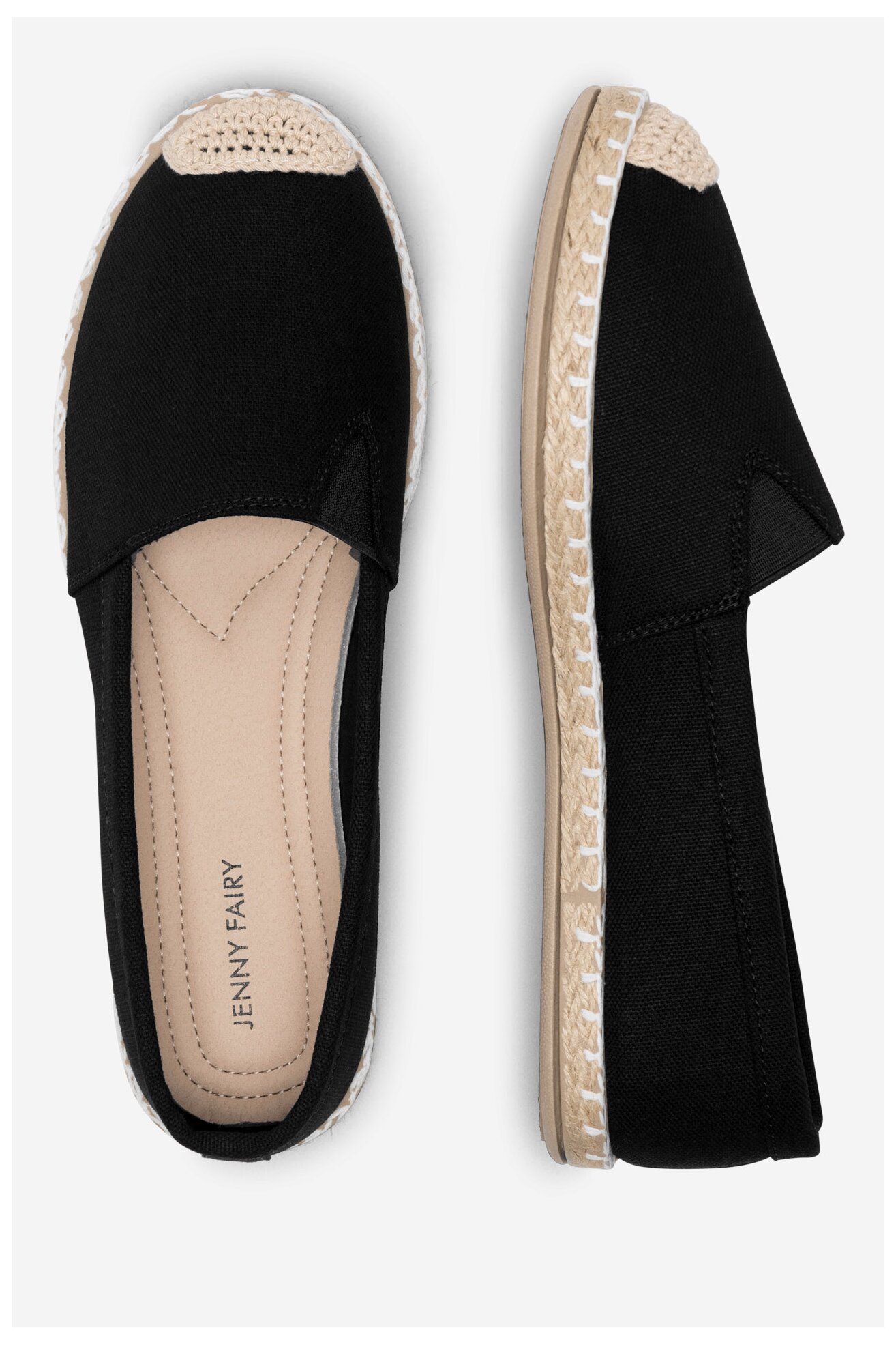 Espadryle Jenny Fairy WYL04103-1 Czarny