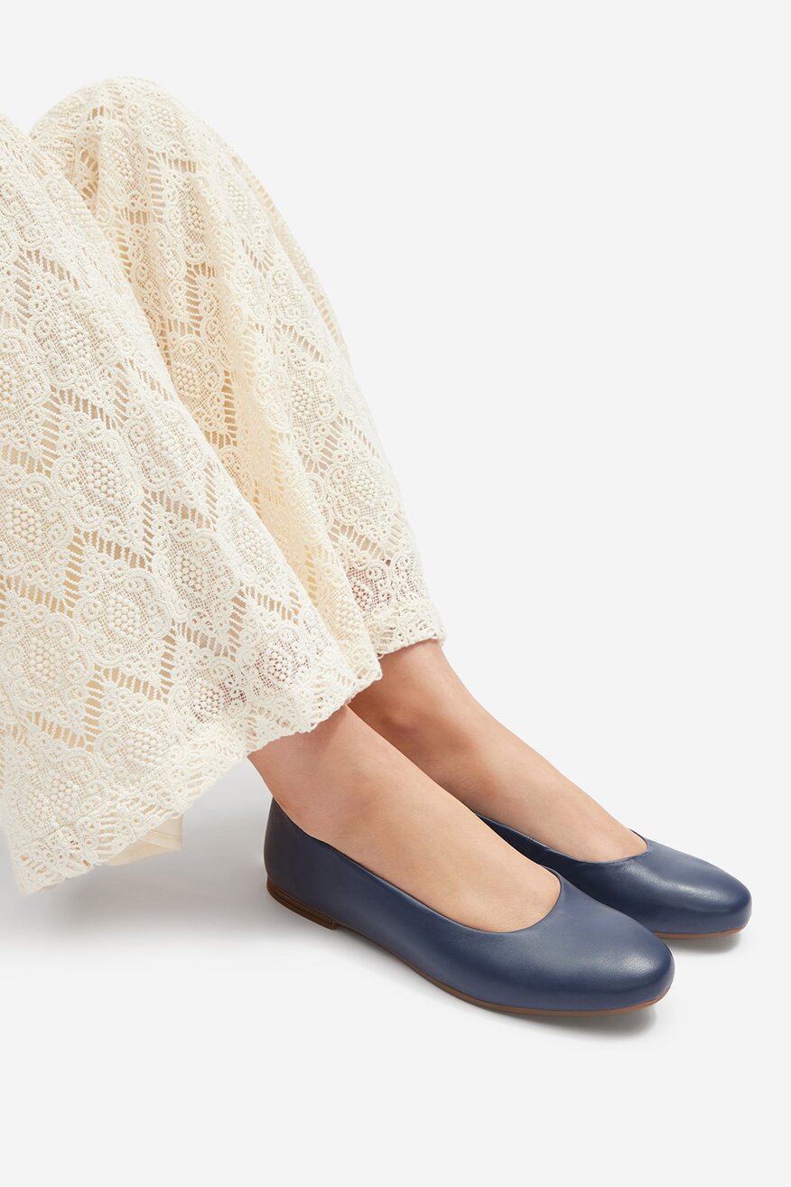 
                Lasocki - Baleriny skórzane - 5906751002131